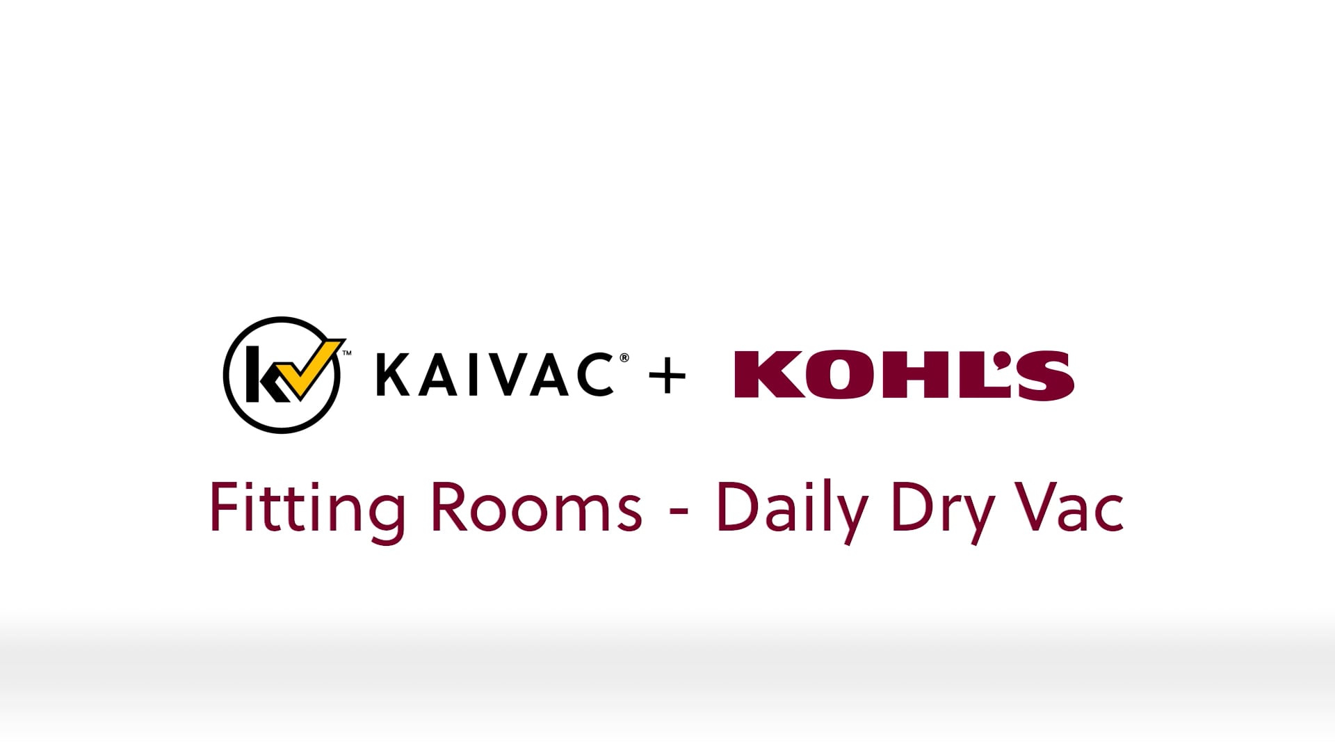 Fitting Rooms - Daily Dry Vac - video thumbnail