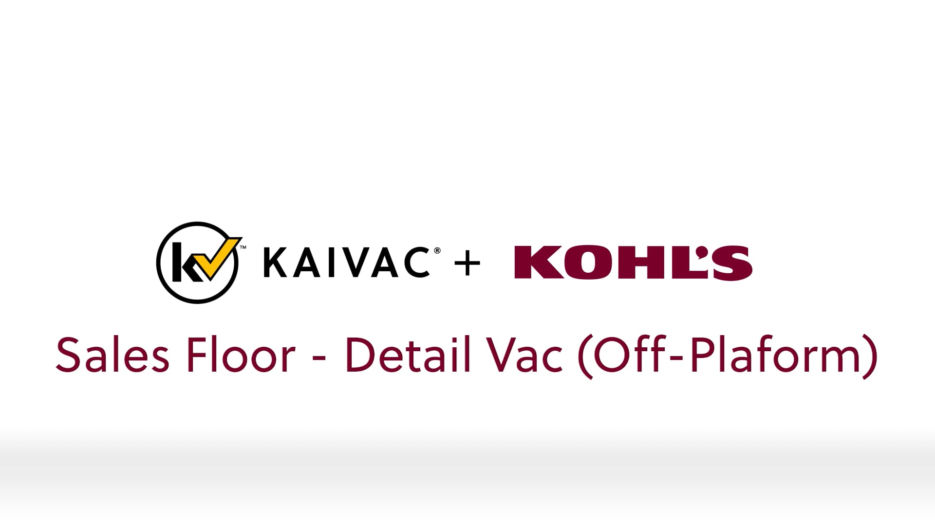 Carpet - Detail Vac - Off Platform - video thumbnail