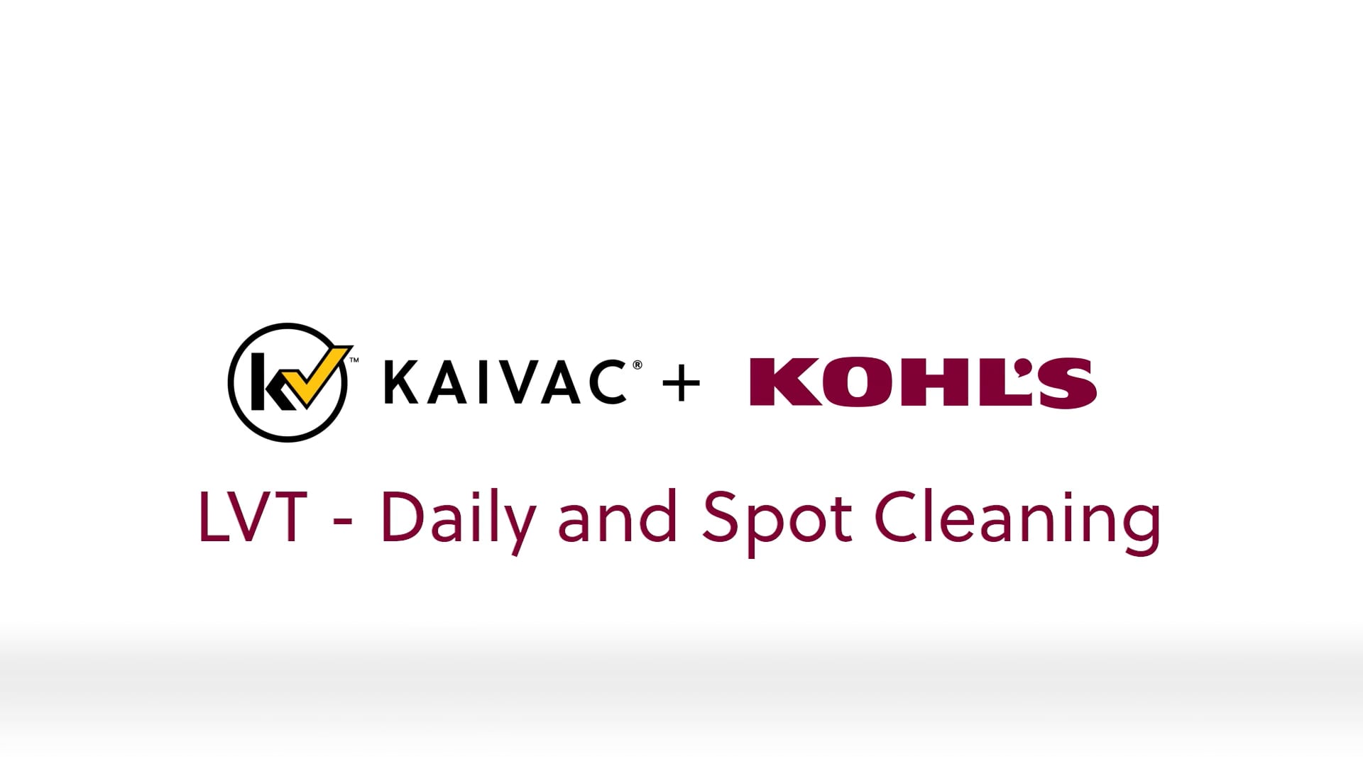 LVT - Daily Cleaning - video thumbnail
