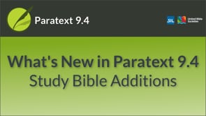Study Bible Additions | What's New in 9.4