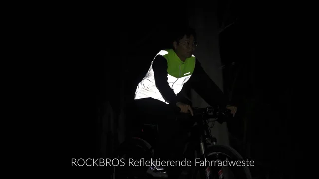 ROCKBROS Fahrrad Warnweste Reflektierende Fahrradweste Winddicht Atmun –  ROCKBROS-EU