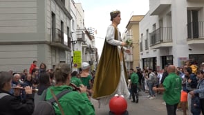 La 33a Trobada Gegantera de l'Escala desafia la pluja i la tramuntana