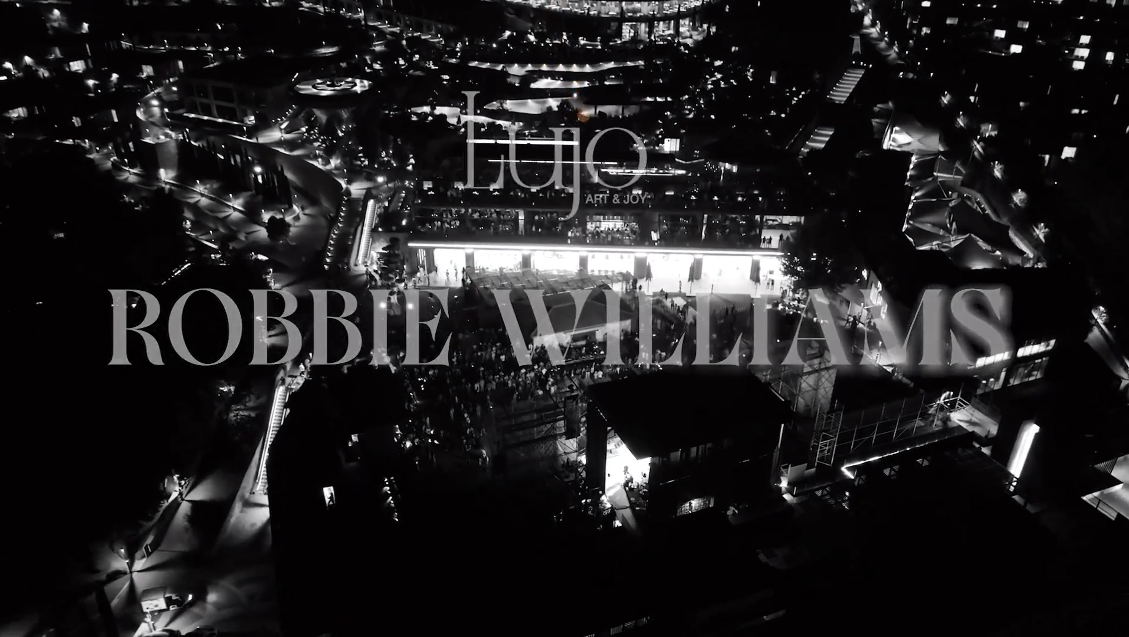 Robbie Williams — Lujo Hotel, Standbild aus dem offiziellen Projektfilm