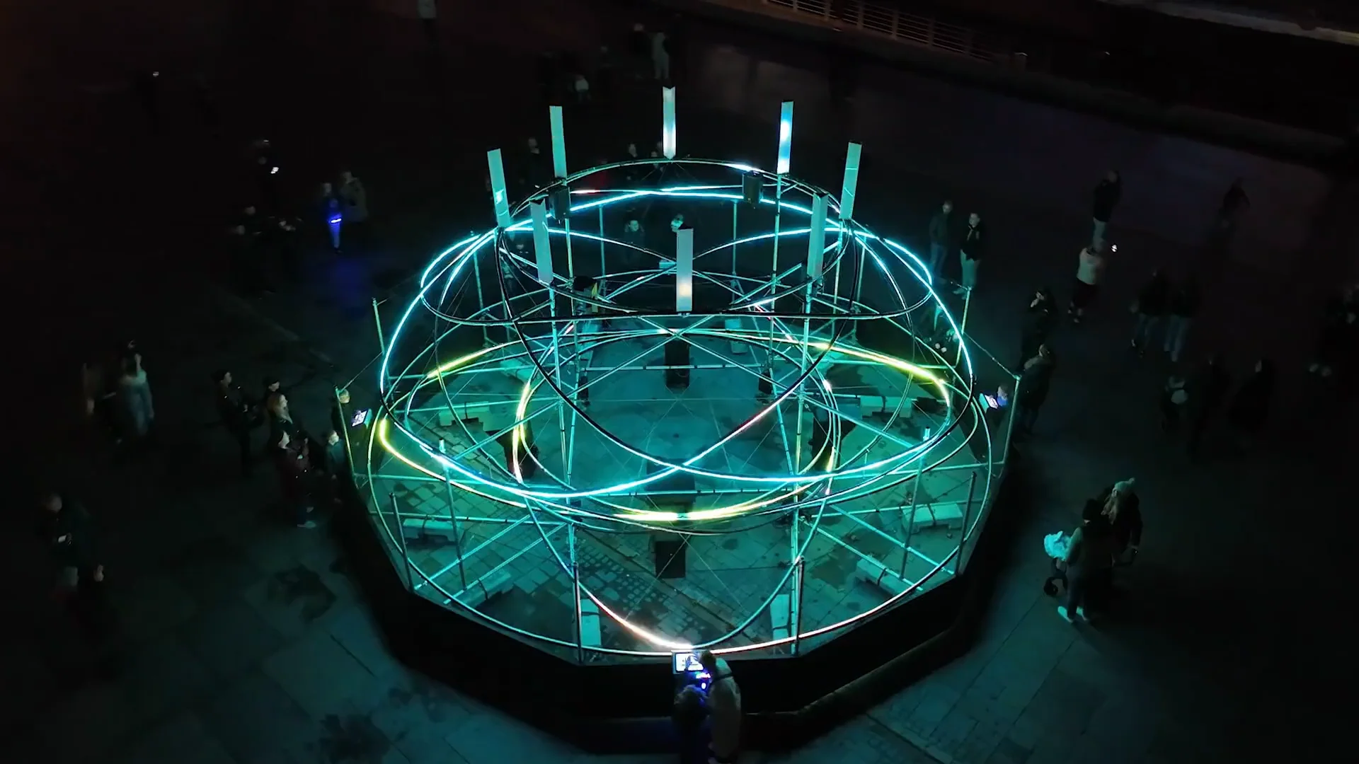 River of Light - Light Looper Interactive Installation