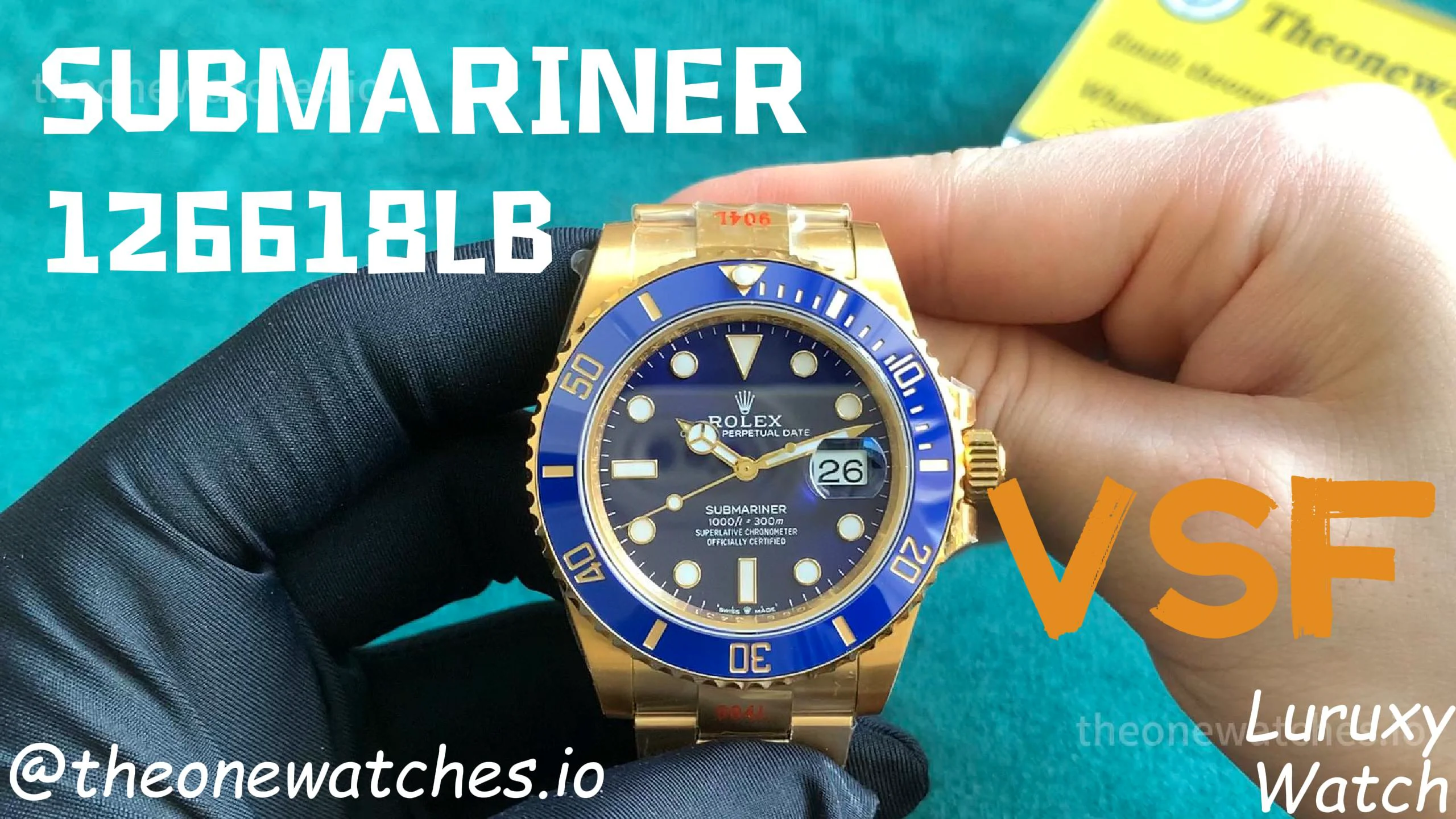 VSF SUBMARINER 126618LB on Vimeo