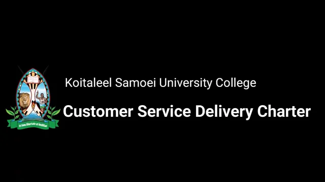 Koitaleel Samoei University College Student Portal