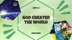 1.1 God Created the World