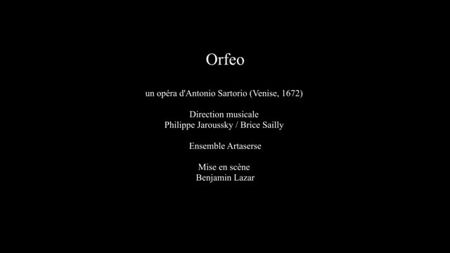 «Orfeo» de Sartorio | Interview de Philippe Jaroussky & Benjamin Lazar