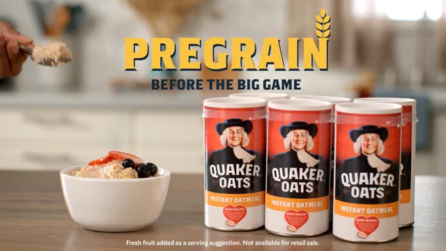 Quaker® Invites Fans to Pregrain Ahead of the Big Game with Quaker Oats  6-Pack Sweepstakes