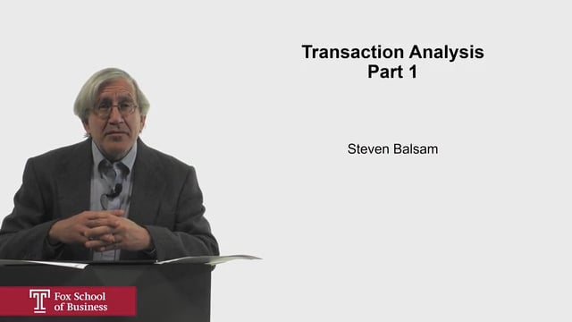 Transaction Analysis Part 1