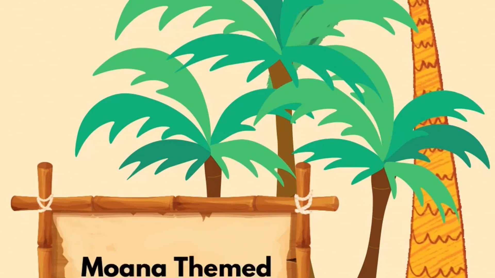 Moana Themed Cast Party