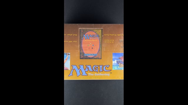 1994 Magic The Gathering MTG Revised Factory Sealed Booster Box 36ct on ...