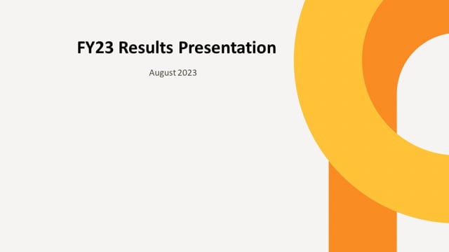 FY23 Financial Results Webinar