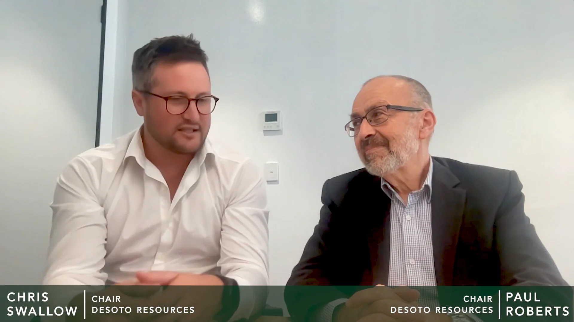 DeSoto Update Inaugural drilling at the Fenton Gold Project, August