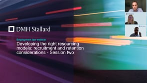 Developing the right resourcing models: recruitment and retention considerations – session two
