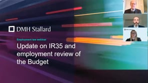 Update on IR35 and employment review of the Budget