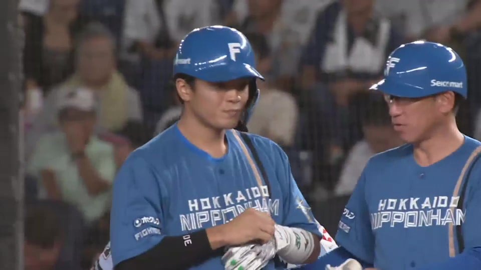 【7回表】代打で勝ち越し!! ファイターズ・郡司裕也 初球を叩いてタイムリーヒット!!  2023年8月30日 千葉ロッテマリーンズ 対 北海道日本ハムファイターズ