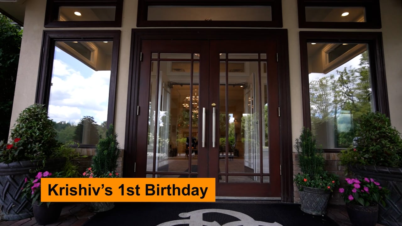 Krishive's 1st Birthday Highlights