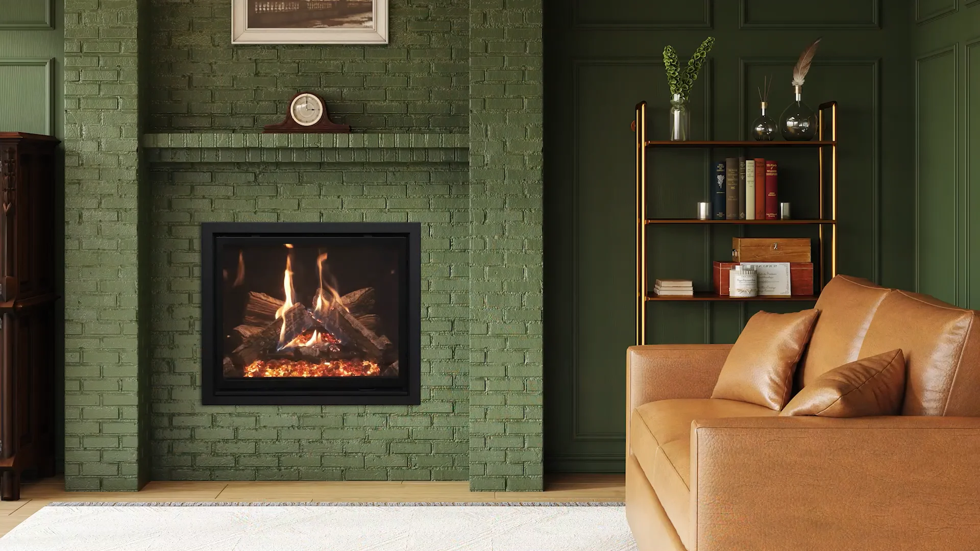 Kozy Heat Nordik 36DV Gas Fireplace with Electronic Ignition, LP