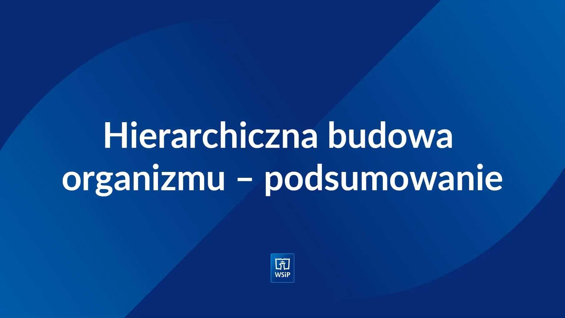 Hierarchiczna Budowa Organizmu Sprawdzian Kl 7 Film: Hierarchiczna budowa organizmu – podsumowanie on Vimeo