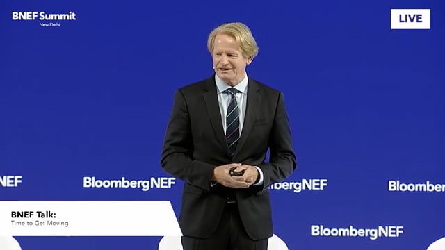Watch "<h3>BNEF Talk: Time to Get Moving</h3>
Jon Moore, Chief Executive Officer, BloombergNEF"
