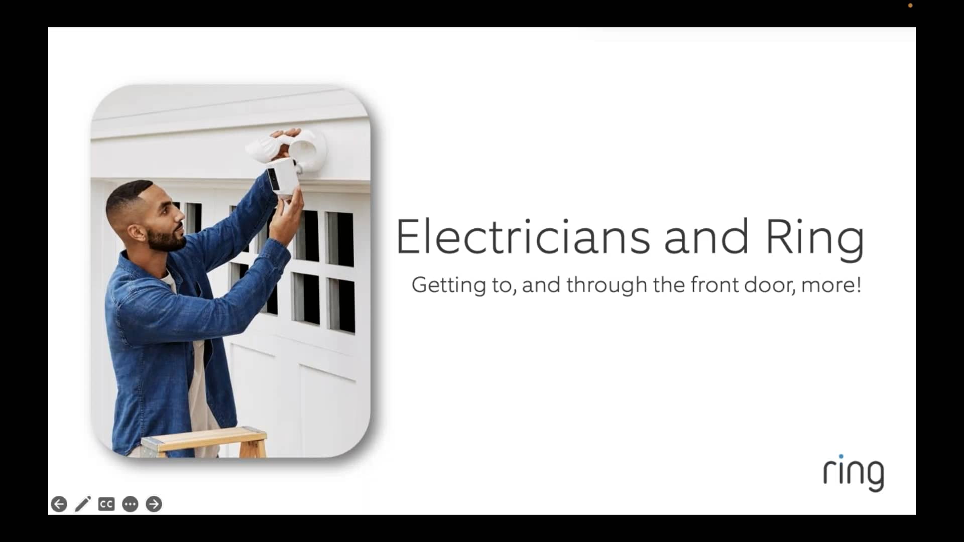 IEC Power Sponsor Ring cast Ring + Electricians Better Together