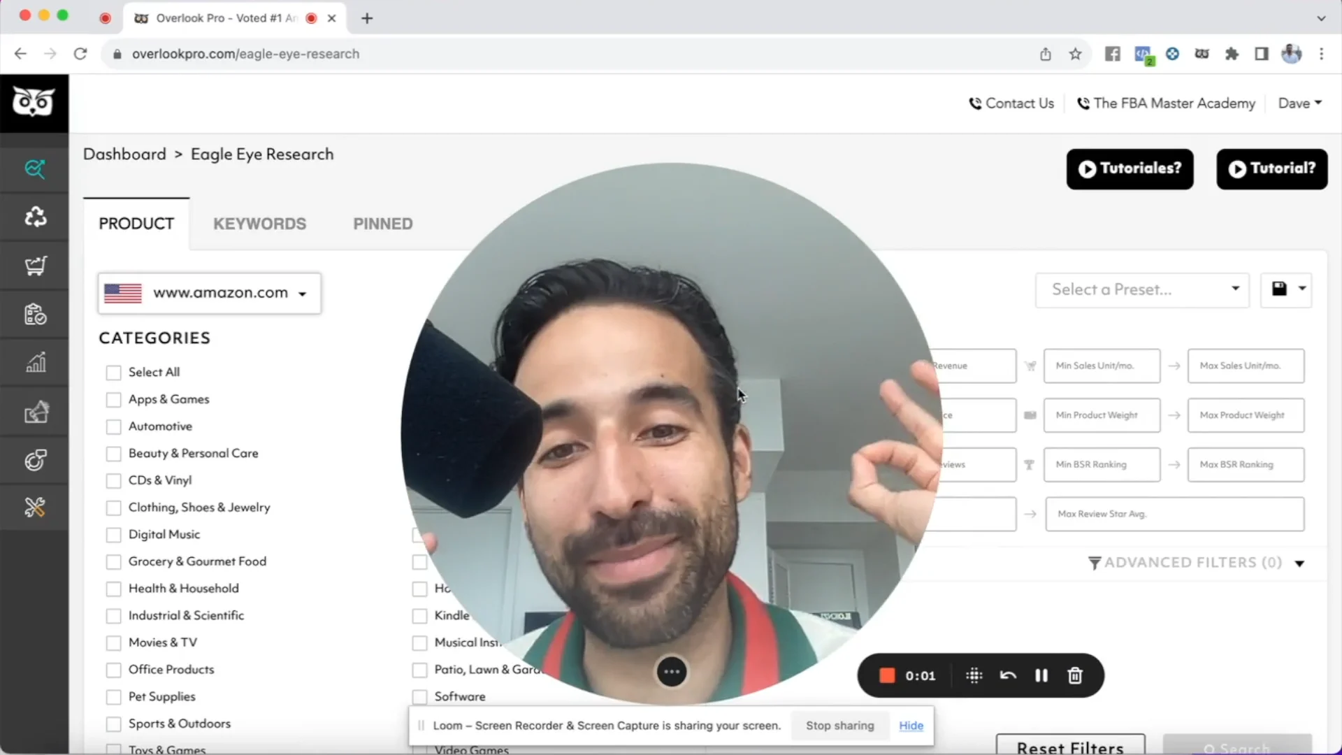 Product research on Vimeo