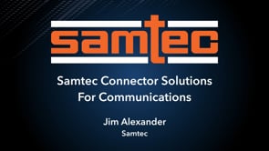 Steckverbinder von Samtec für Kommunikationsanwendungen