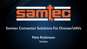 Samtec ドローン、UAV用コネクター