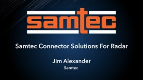 用于雷达的Samtec连接器