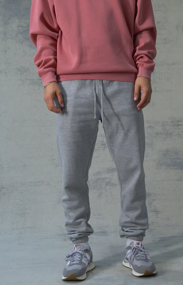 Pacsun relaxed varsity joggers in grey