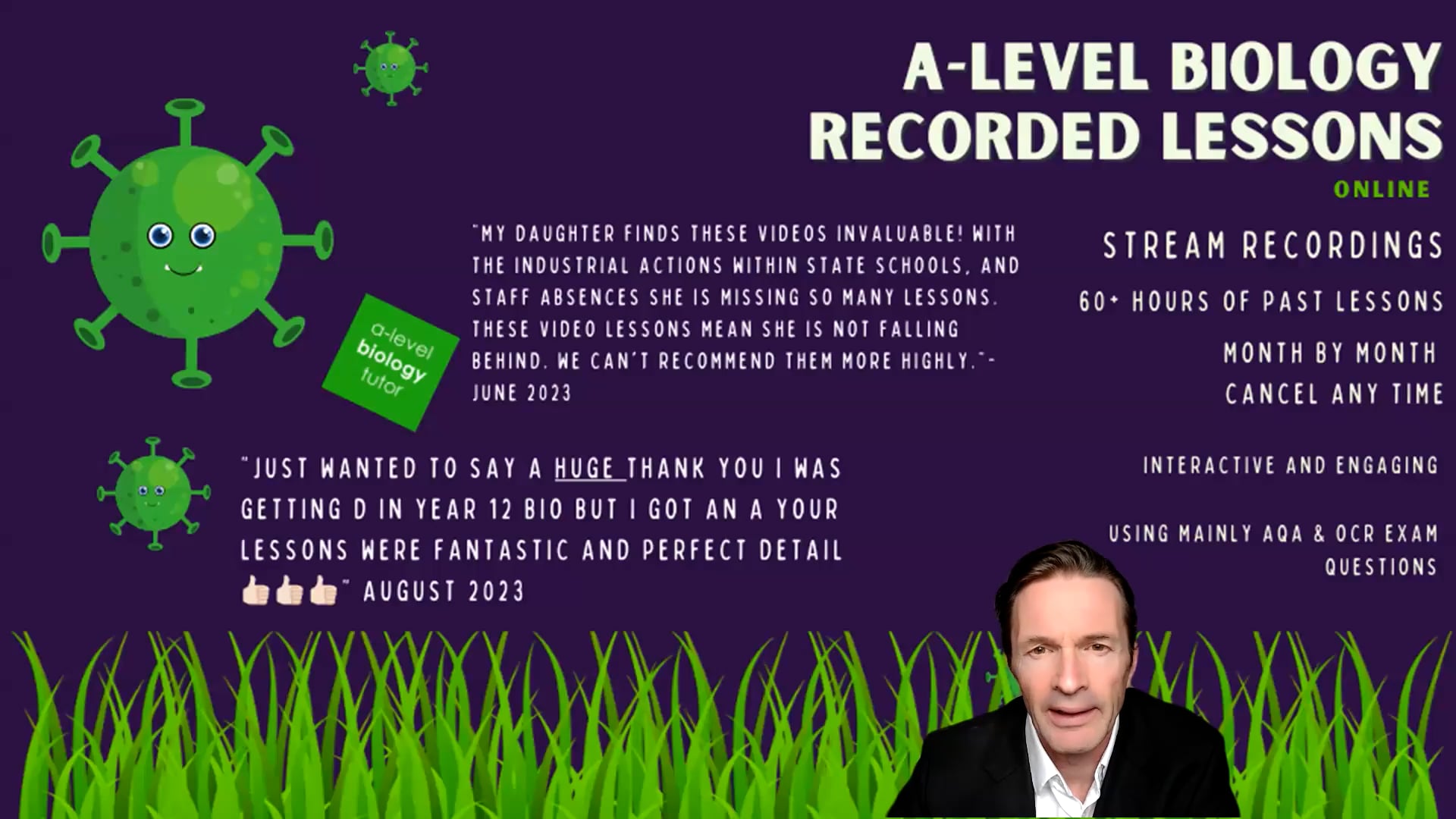 Watch A level Biology Lessons - Stream when you want to learn Online ...