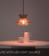 Video Tasman Scandinavian Pendant Light - 1xE27 - Light Wood