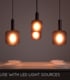 Video Lucide ELOISE - Pendant light - 4xE27 - Black