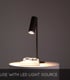 Video Clubs Modern Table Lamp - 1xGU10 - Black