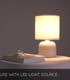 Video Woolly Vintage Table Lamp - Ø 16cm - 1xE14 - Cream