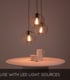 Video Danza Classic Cluster Pendant Light - Ø 50cm - 3xE27 - Black
