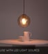 Video Monsaraz Retro Pendant light - Ø 25cm - 1xE27 - Amber