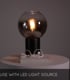 Video Marius Modern Table Lamp - Ø 20cm - 1xE27 - Black