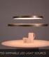 Video Lucide VIDAL - Pendant light - 78 cm - LED Dim. - 1x92W 2700K - Matt Gold / Brass