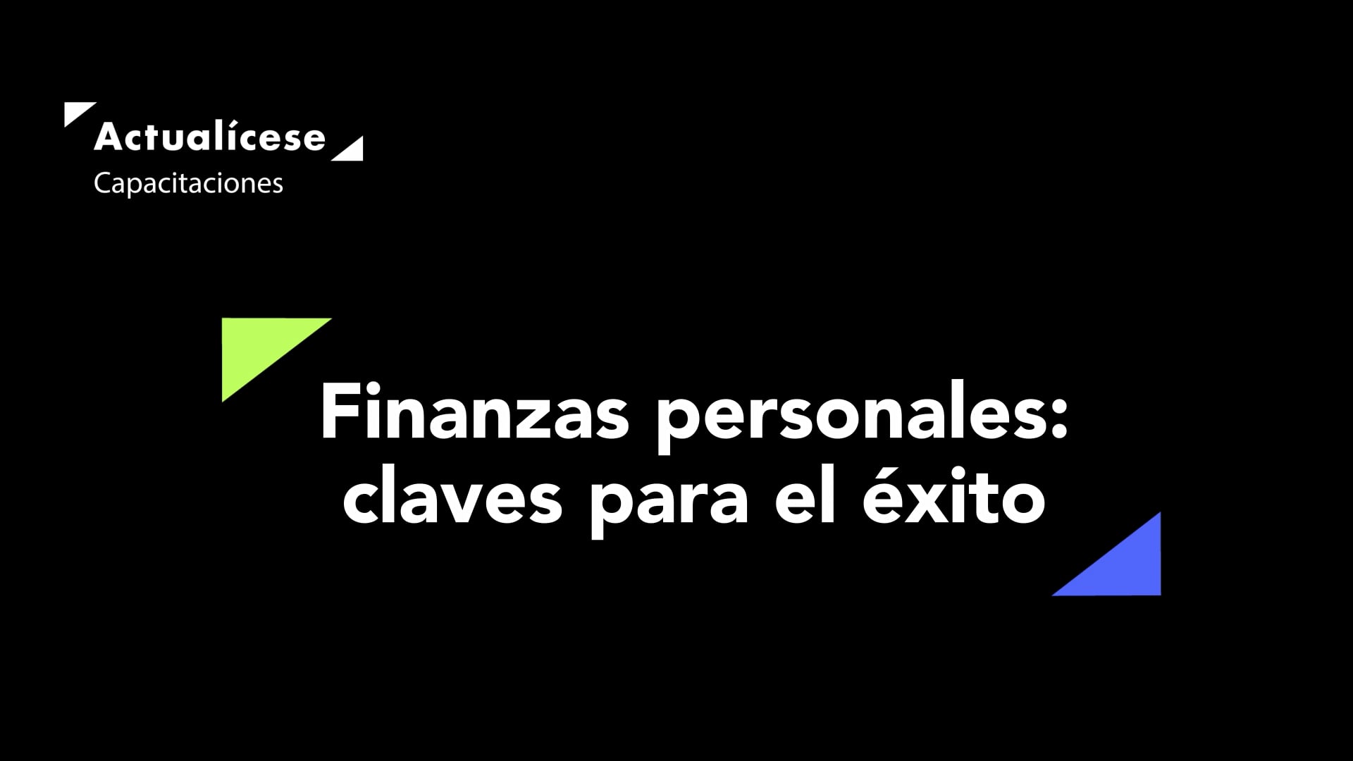 2023(36)C_E_Finanzas Personales: Claves Para El éxito (B. Melo) On Vimeo