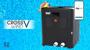 Raypak Crosswind V 6550 Deluxe, 115K BTU Heat/Cool Pump, Wi-Fi/App