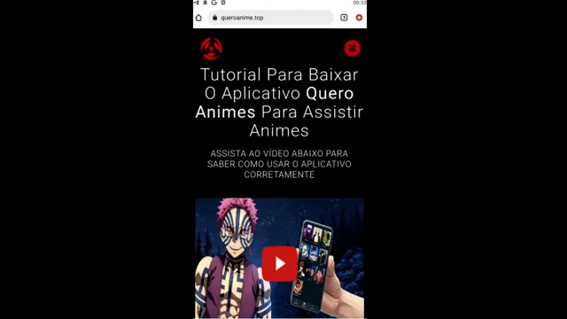 ele voltou!!! o melhor app para assistir animes sem anúncios!! #querom