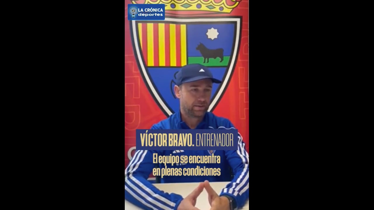 LA PREVIA / CD Teruel - Real Sociedad B / VÍCTOR BRAVO (Entrenador Teruel) Jor 2 - Primera RFEF / Fuente: CD Teruel