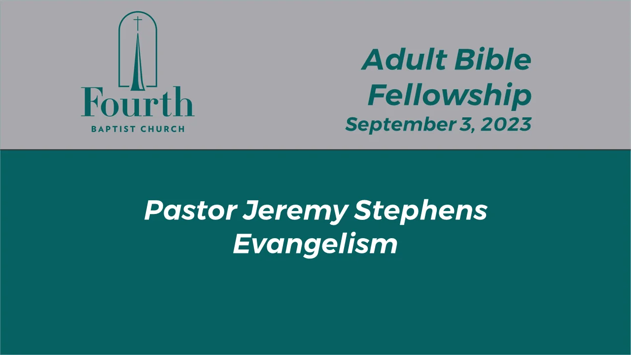 2023 - 09 - 03 Sunday ABF Service Fourth Baptist Church on Vimeo