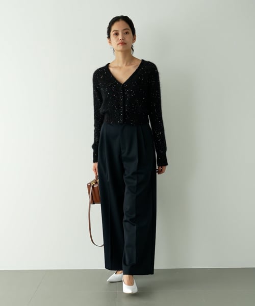 スパンコールモヘアカーディガン | [公式]BRILL（ブリル）通販