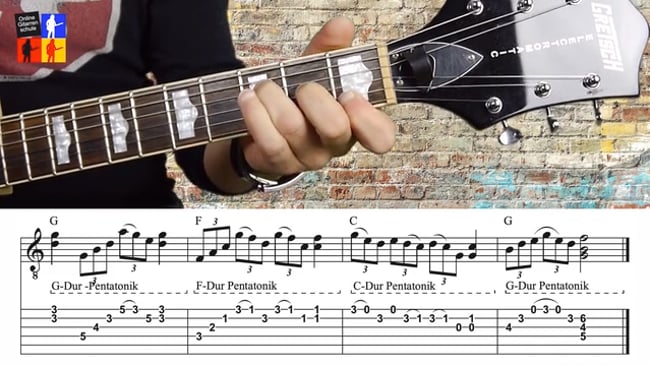 Dur-Pentatonik Konzept 1