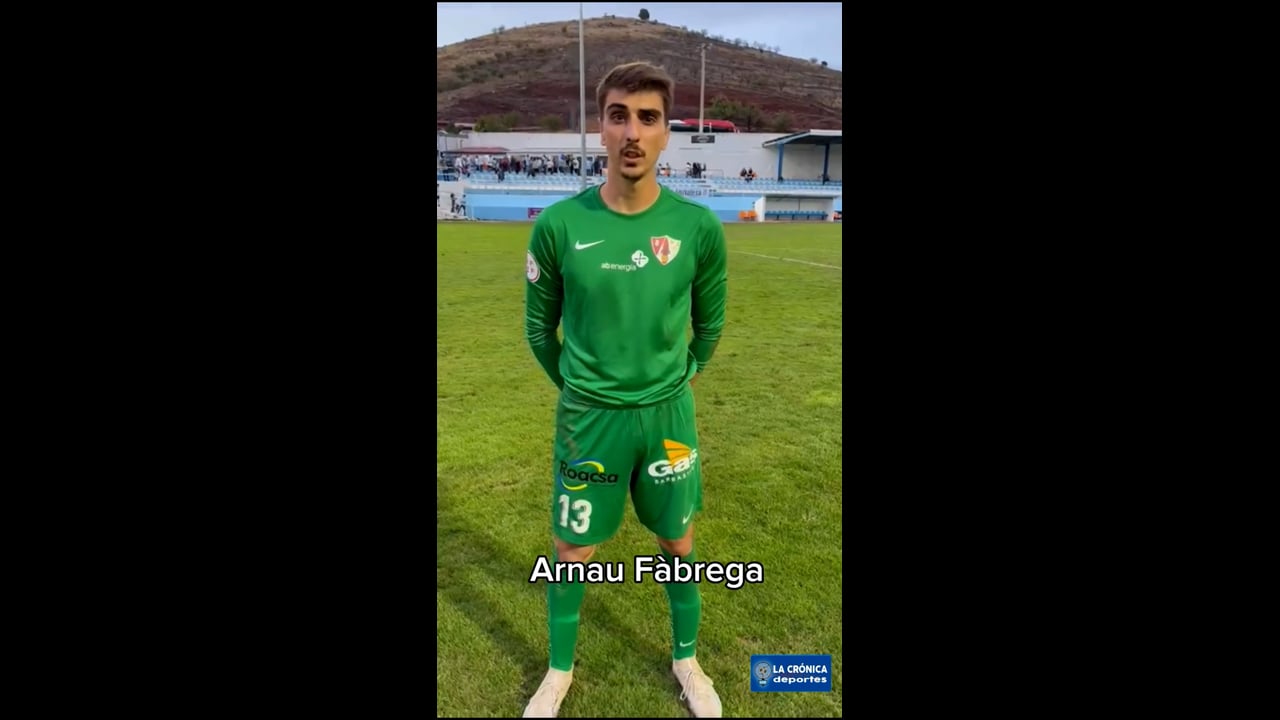 ARNAU FABREGA (Jugador Barbastro) CD Brea 0-0 UD Barbastro / J1 - 2ª RFEF / Fuente: UD Barbastro
