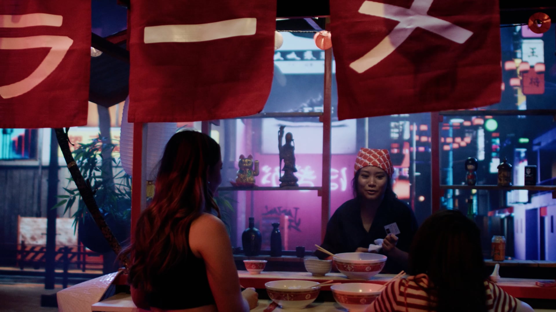 Ramen Stand on Tokyo Street - Small XR Stage + Real Set