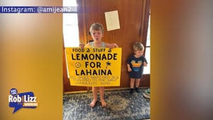 5 Year Old Raises Money For Hawaii